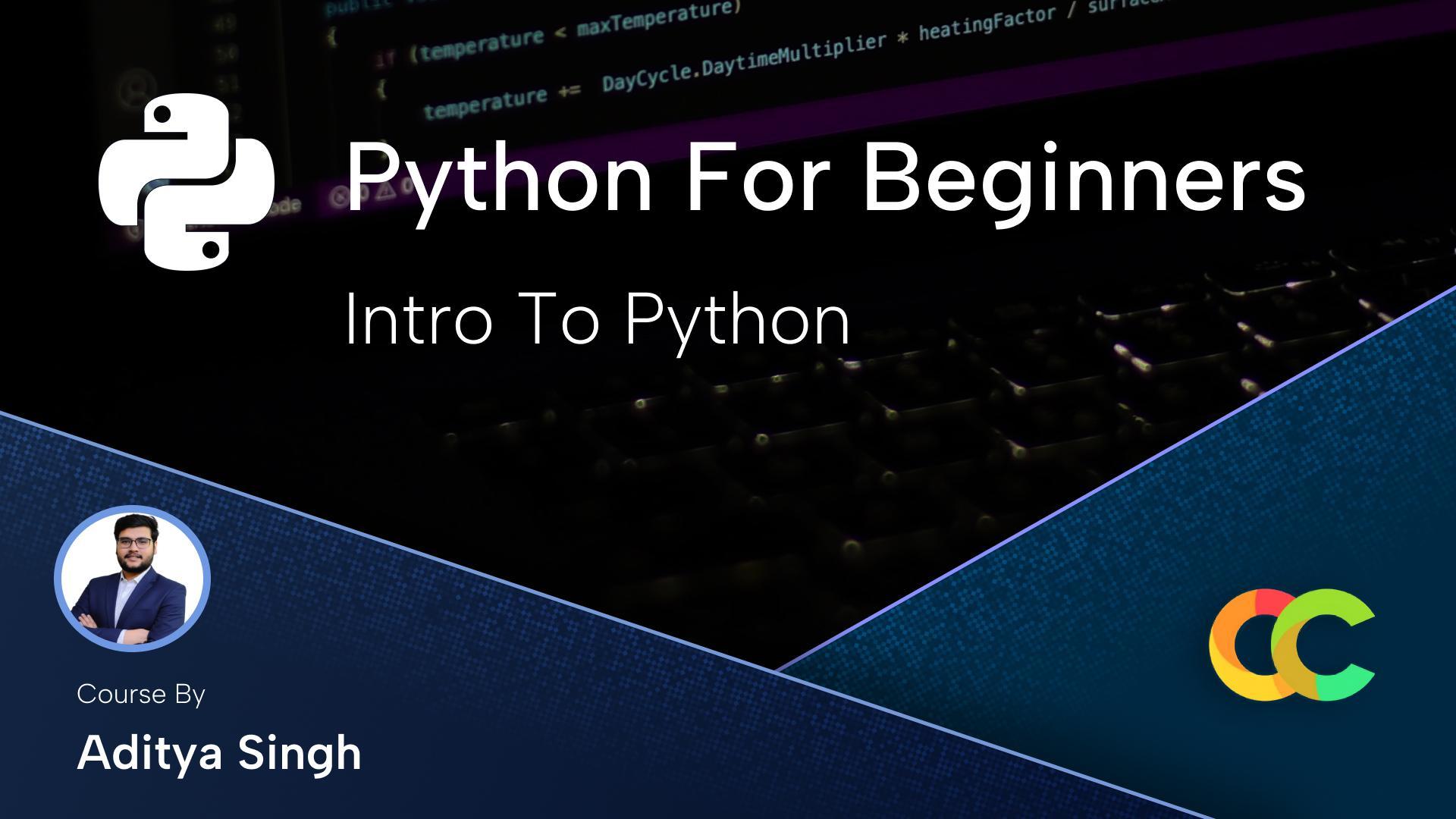 Python for Beginners